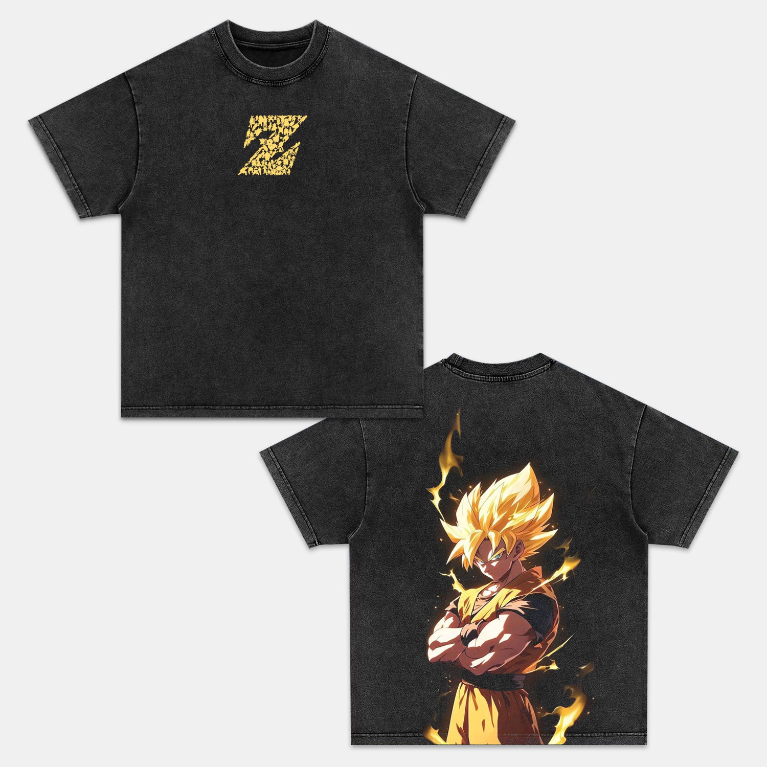 SON GOKU UNISEX ANIME INSPIRED VINTAGE T-SHIRT -comicclothing