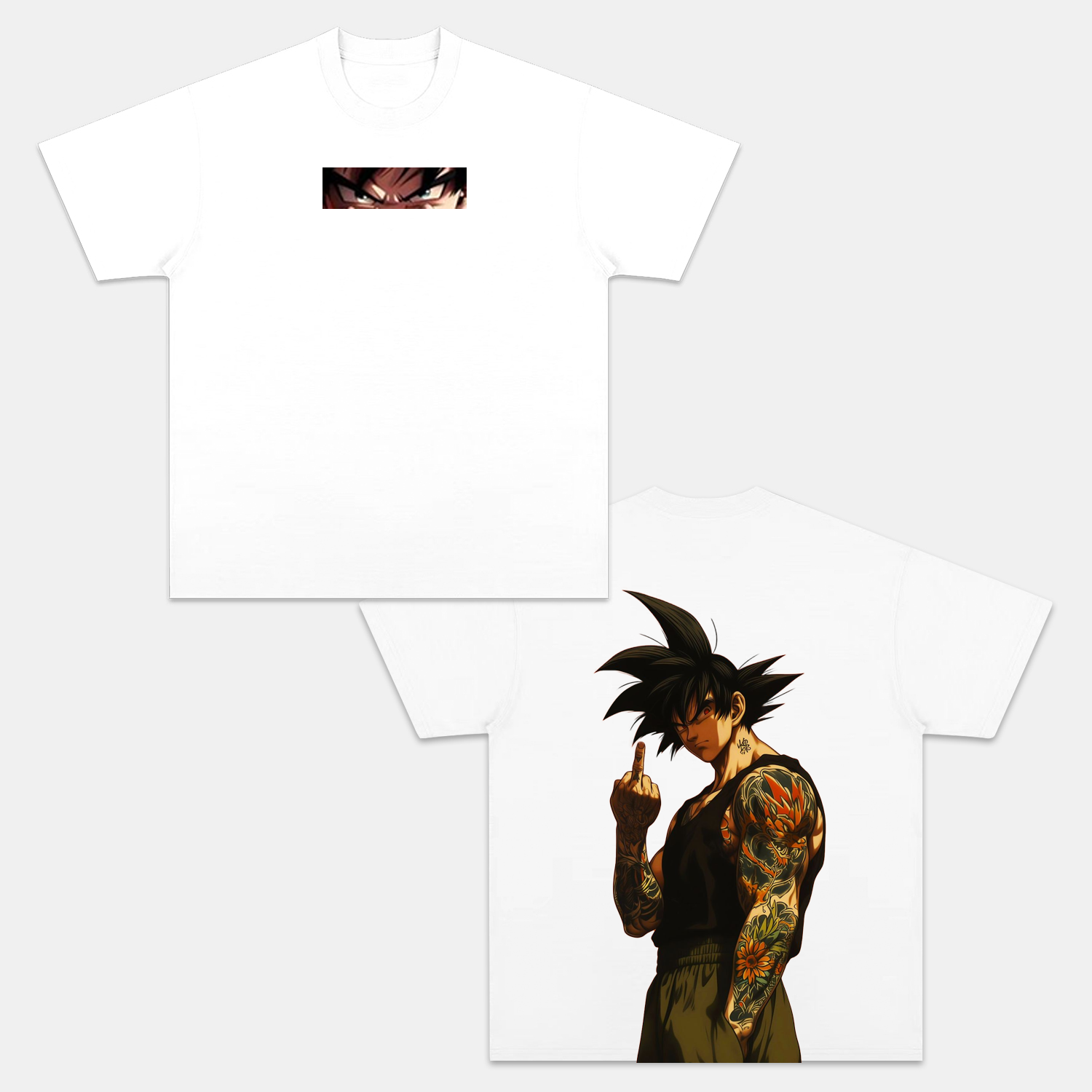 SON GOKU UNISEX ANIME INSPIRED VINTAGE T-SHIRT -comicclothing