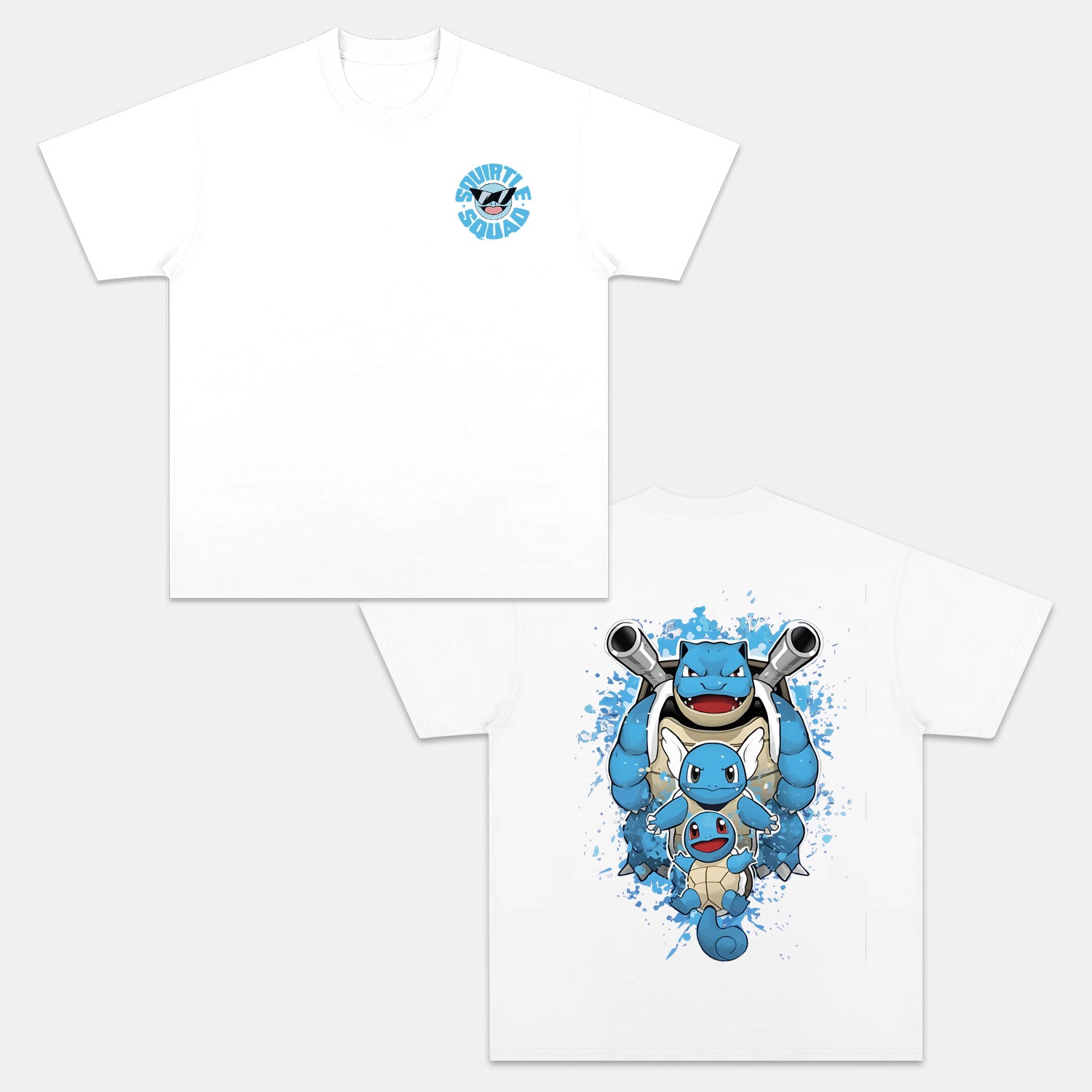 SQUIRTLE UNISEX ANIME INSPIRED VINTAGE T-SHIRT丨POKÉMON-comicclothing