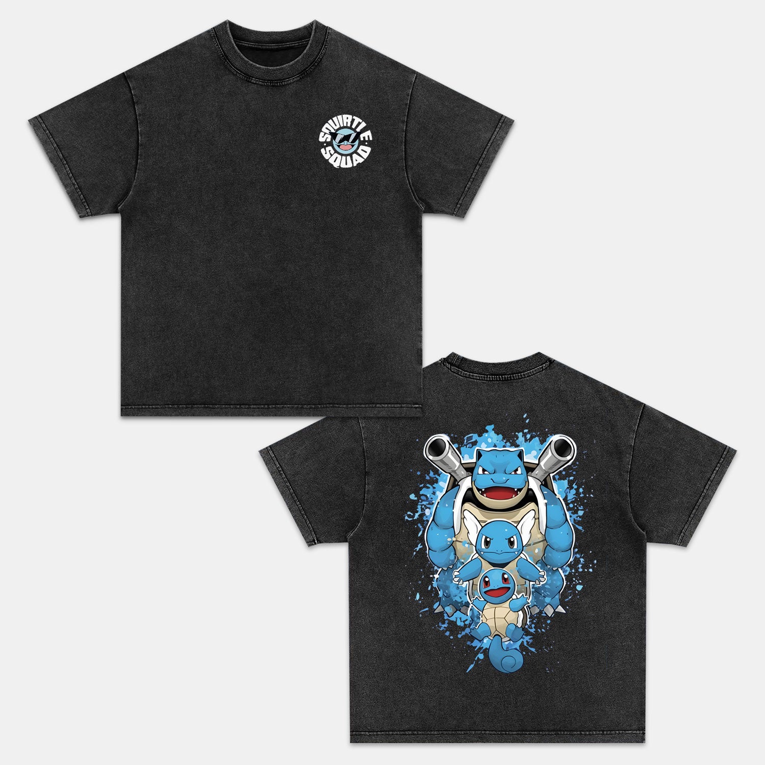 SQUIRTLE UNISEX ANIME INSPIRED VINTAGE T-SHIRT丨POKÉMON-comicclothing