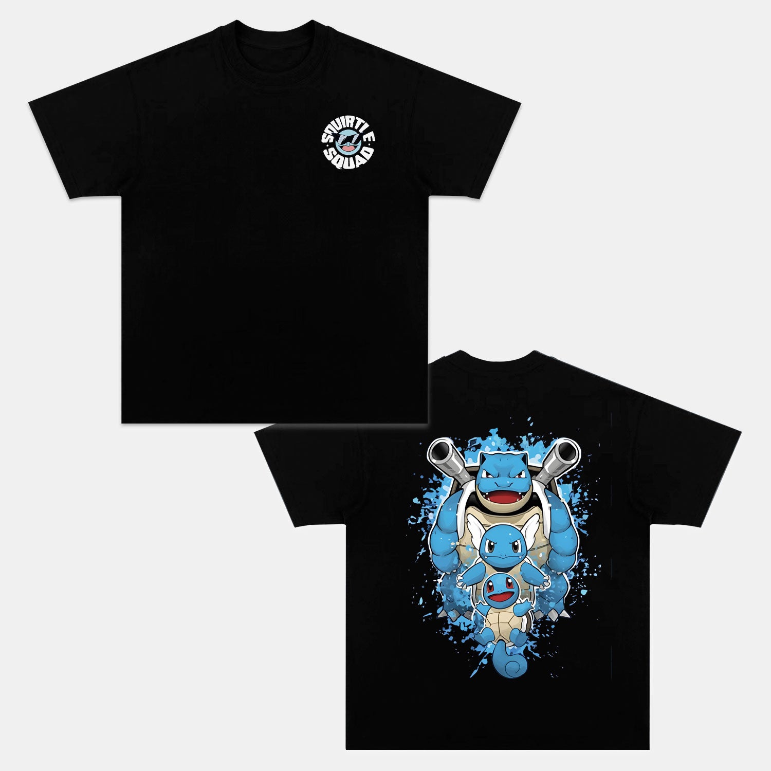 SQUIRTLE UNISEX ANIME INSPIRED VINTAGE T-SHIRT丨POKÉMON-comicclothing