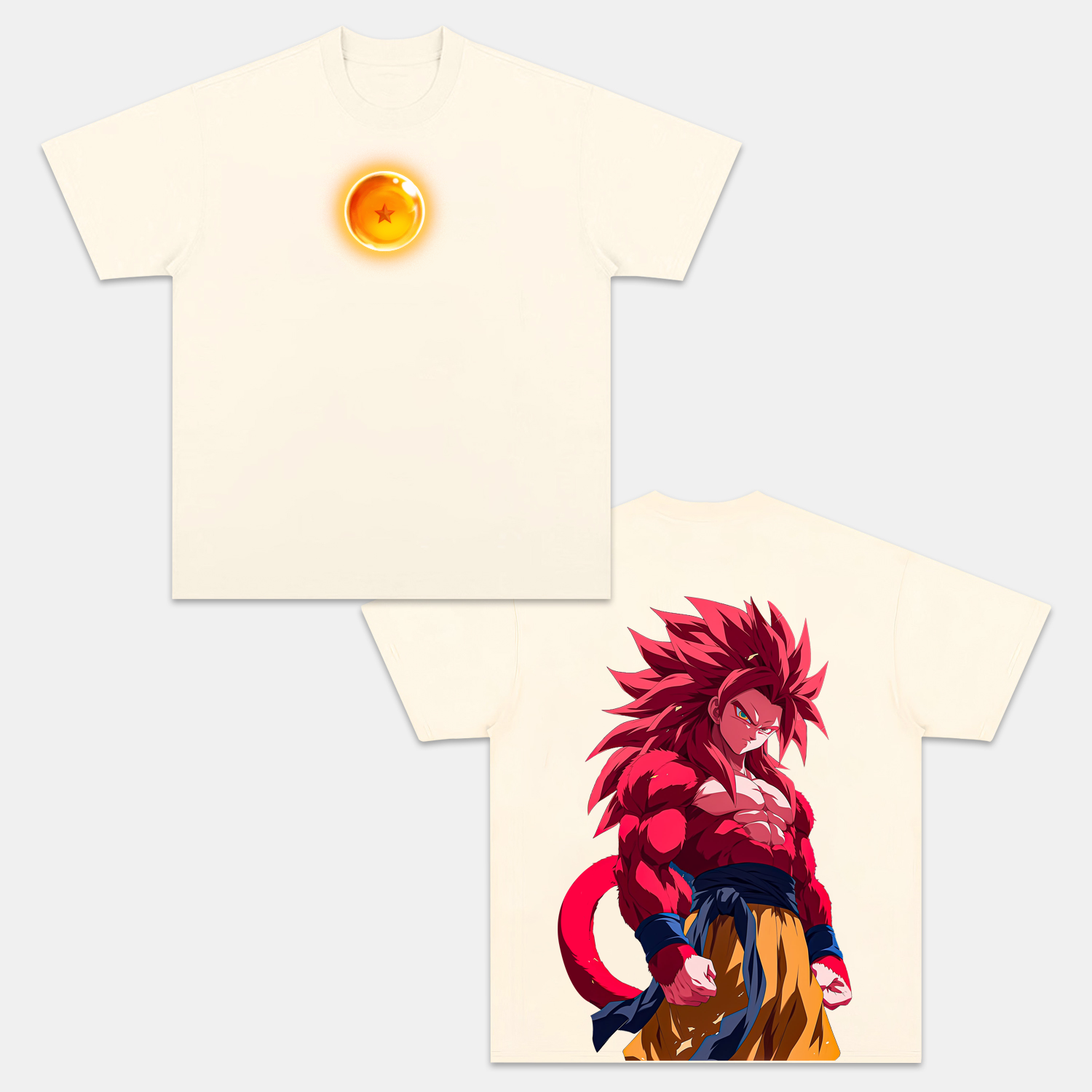SON GOKU VINTAGE TEE丨DRAGON BALL