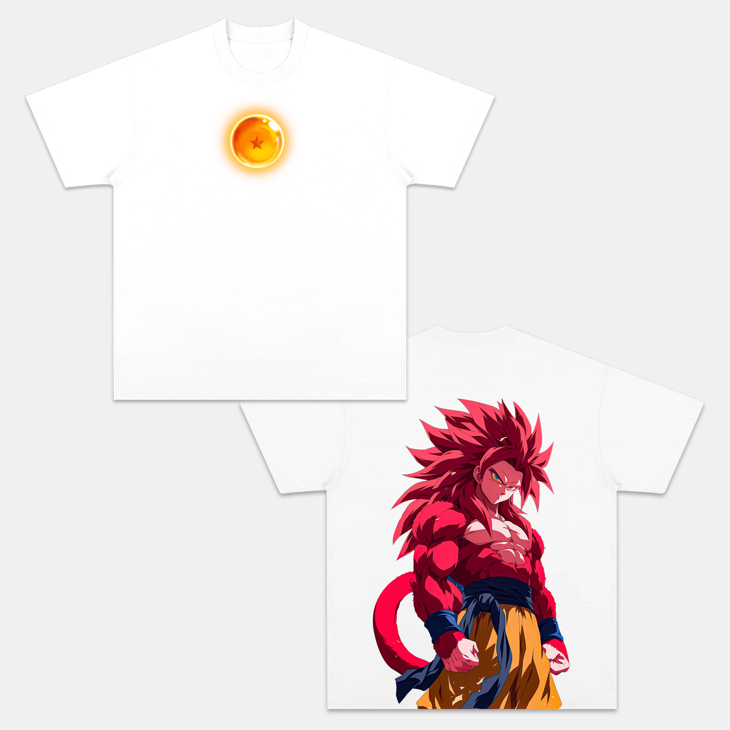 SON GOKU VINTAGE TEE丨DRAGON BALL