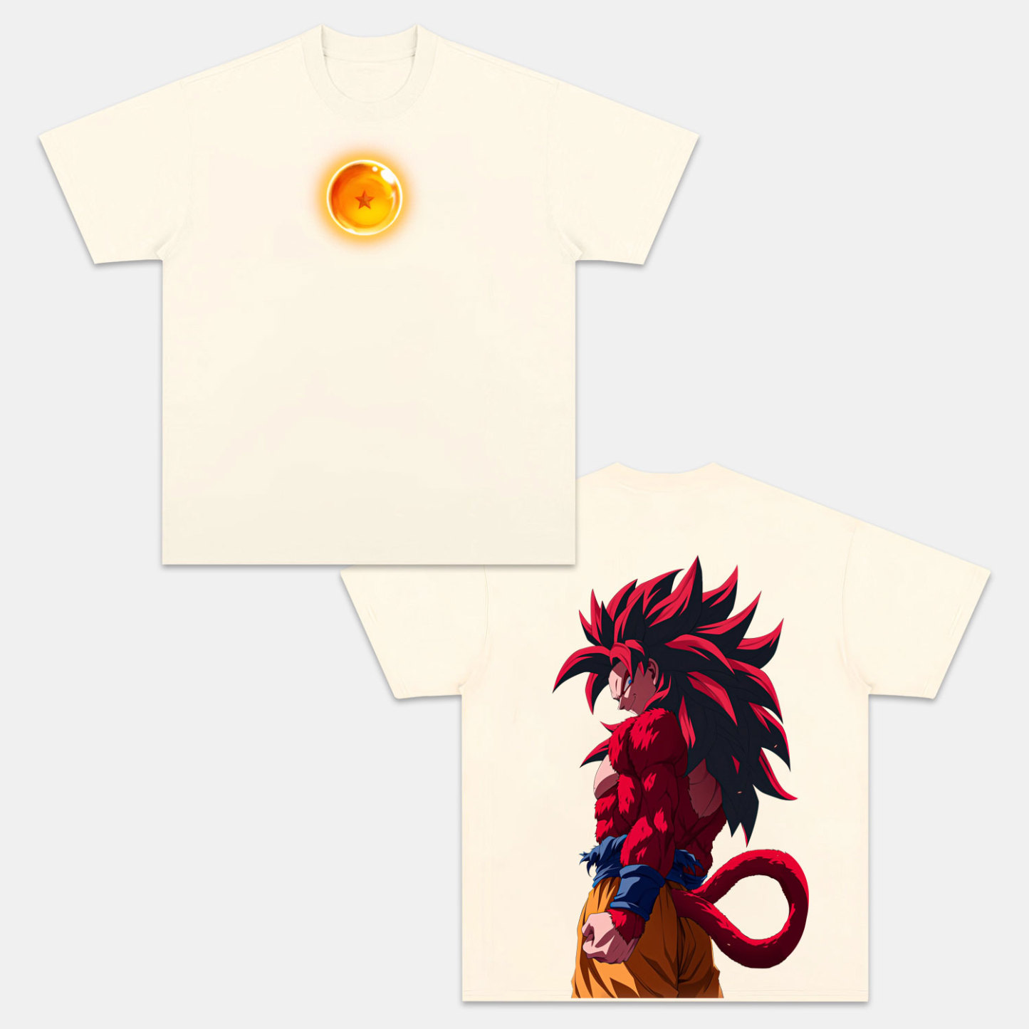 SON GOKU VINTAGE TEE丨DRAGON BALL