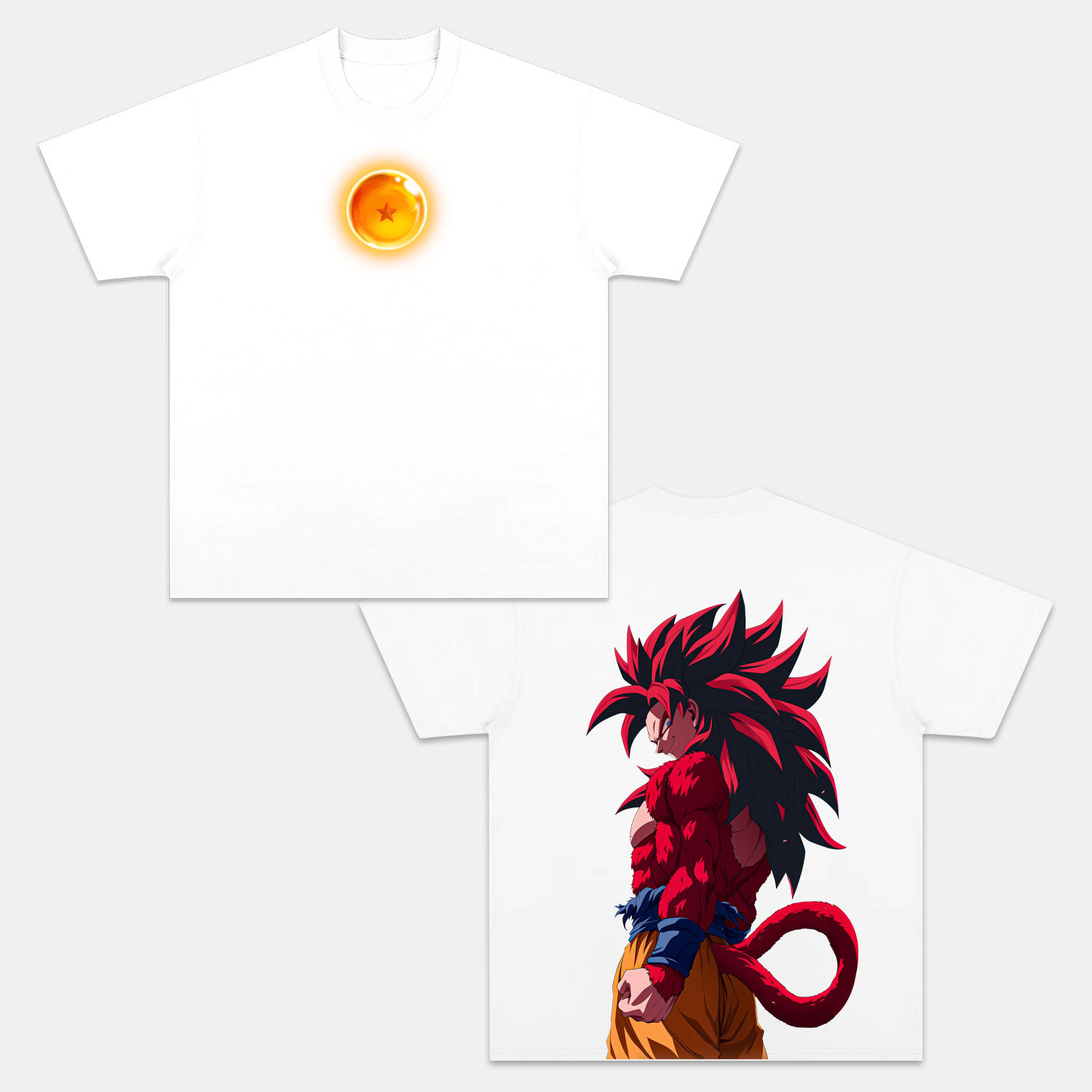 SON GOKU VINTAGE TEE丨DRAGON BALL