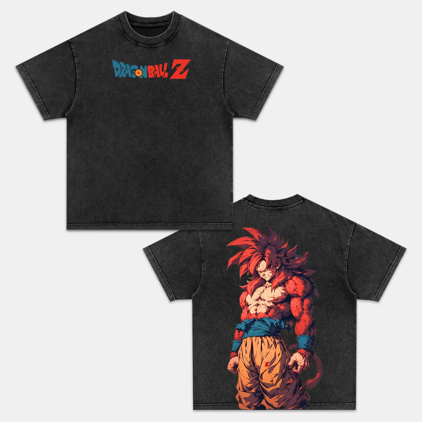 Unisex Anime Inspired Vintage T-Shirt-comicclothing