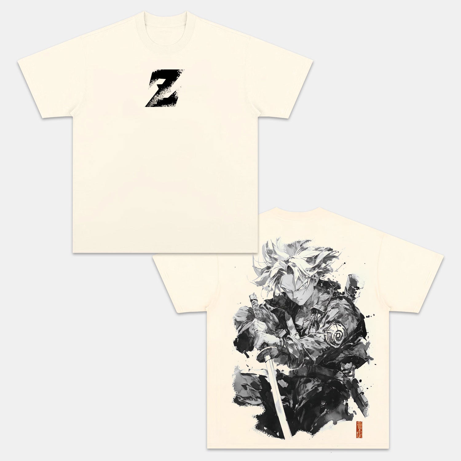 Unisex Anime Inspired Vintage T-Shirt