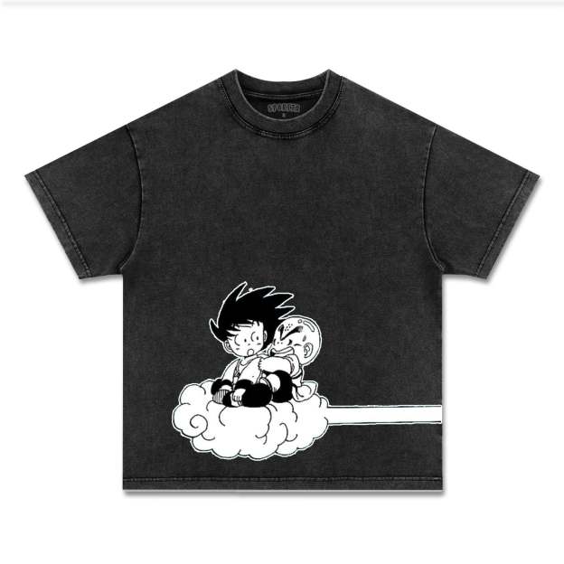 Unisex Anime Inspired Vintage T-Shirt-comicclothing