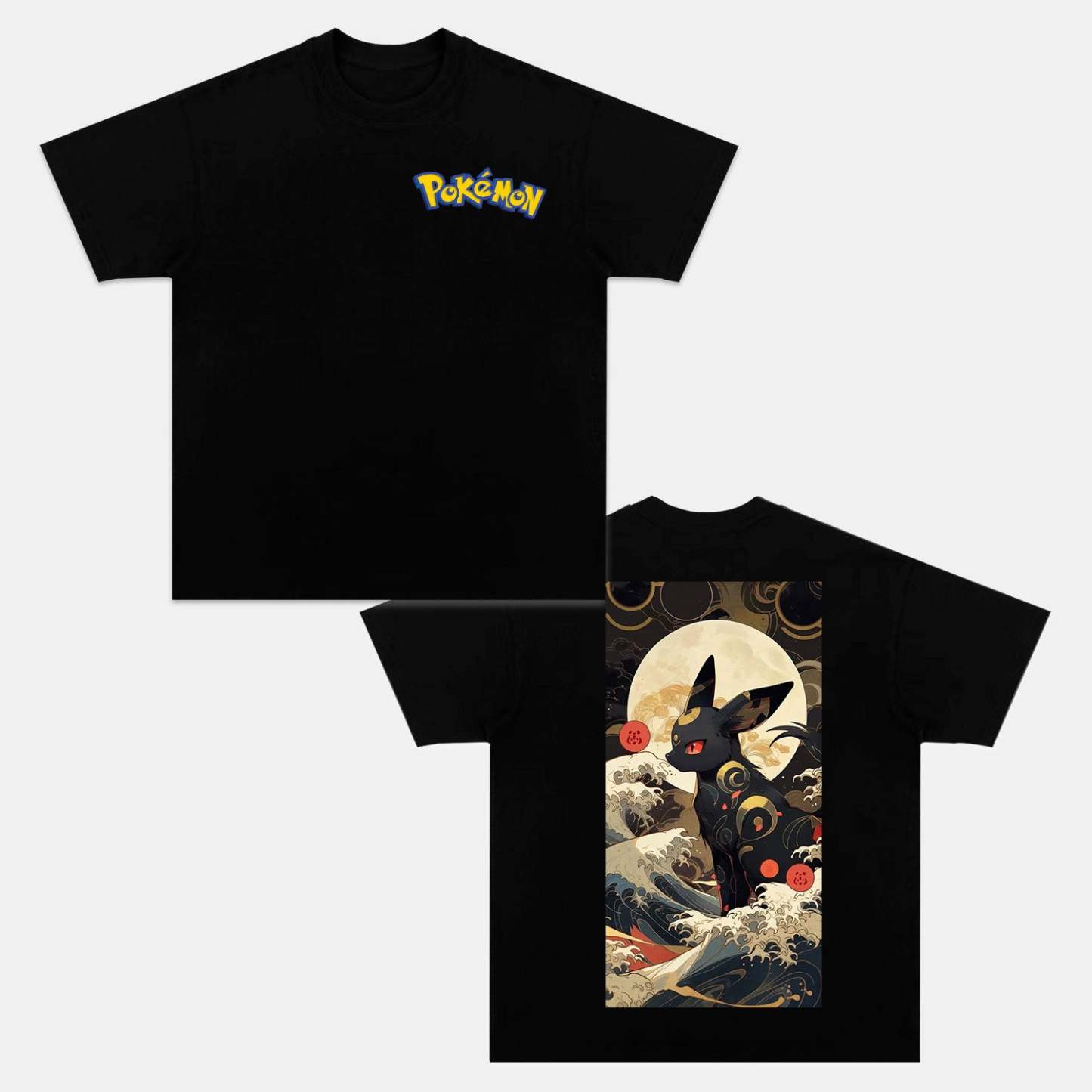 UMBREON UNISEX ANIME INSPIRED VINTAGE T-SHIRT丨POKÉMON-comicclothing