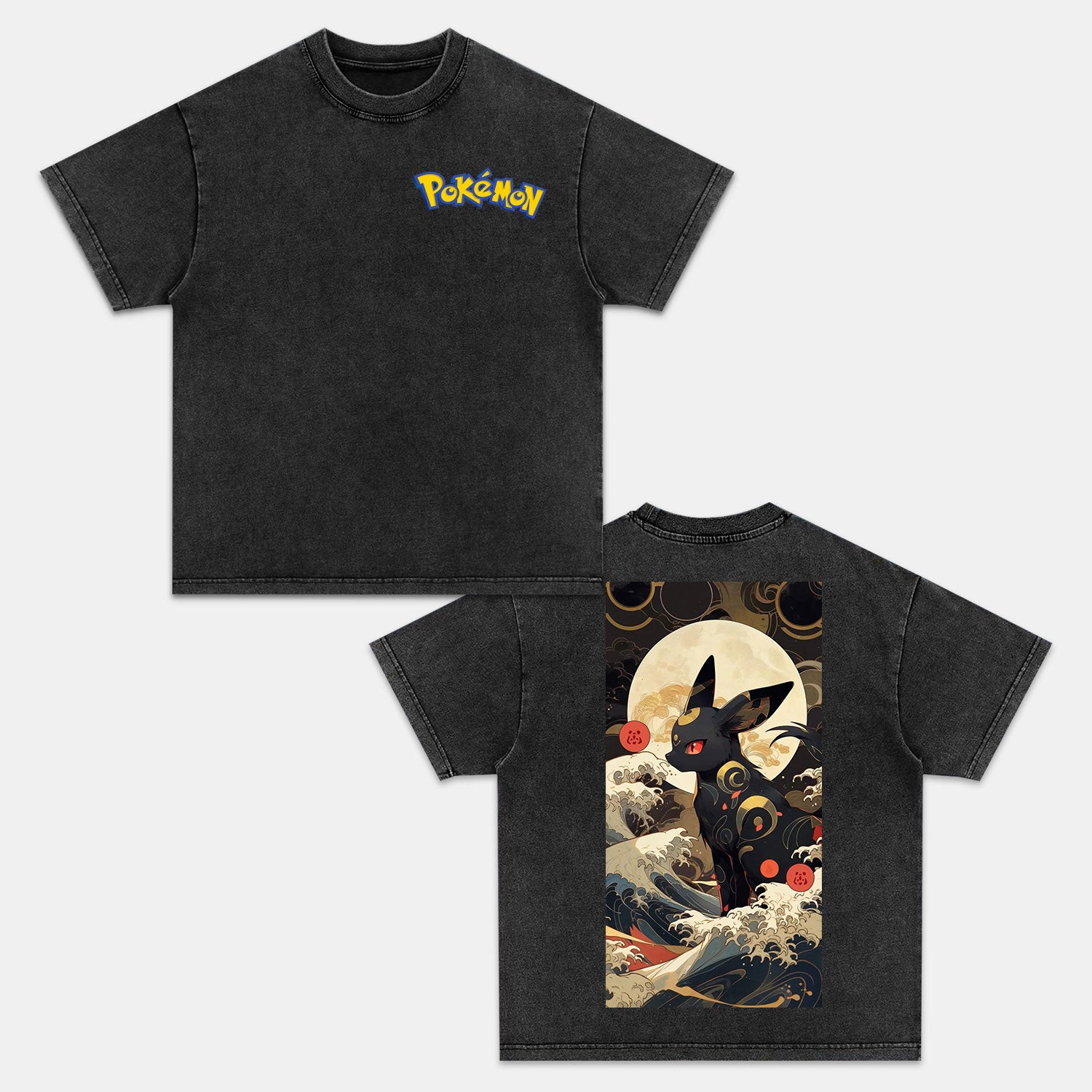 UMBREON UNISEX ANIME INSPIRED VINTAGE T-SHIRT丨POKÉMON-comicclothing