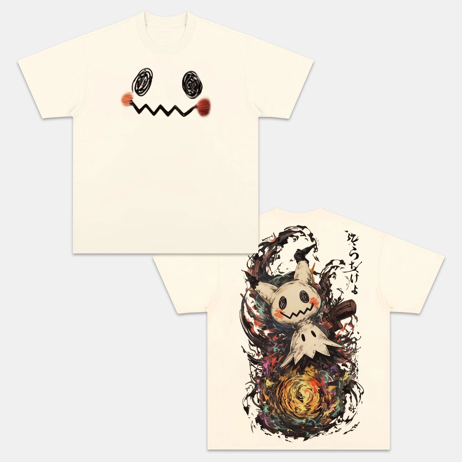 Unisex Anime Inspired Vintage T-Shirt-comicclothing