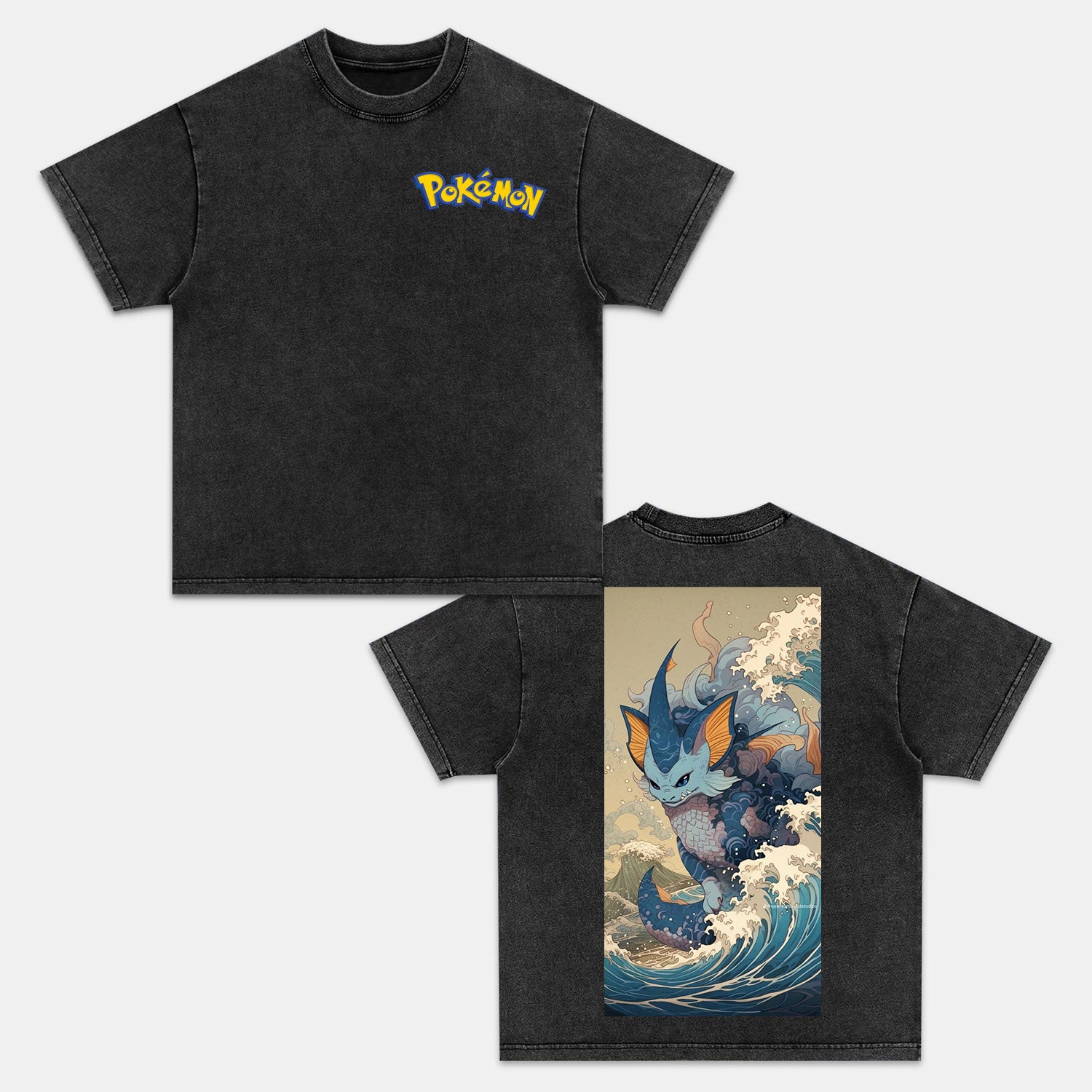 VAPOREON UNISEX ANIME INSPIRED VINTAGE T-SHIRT丨POKÉMON-comicclothing