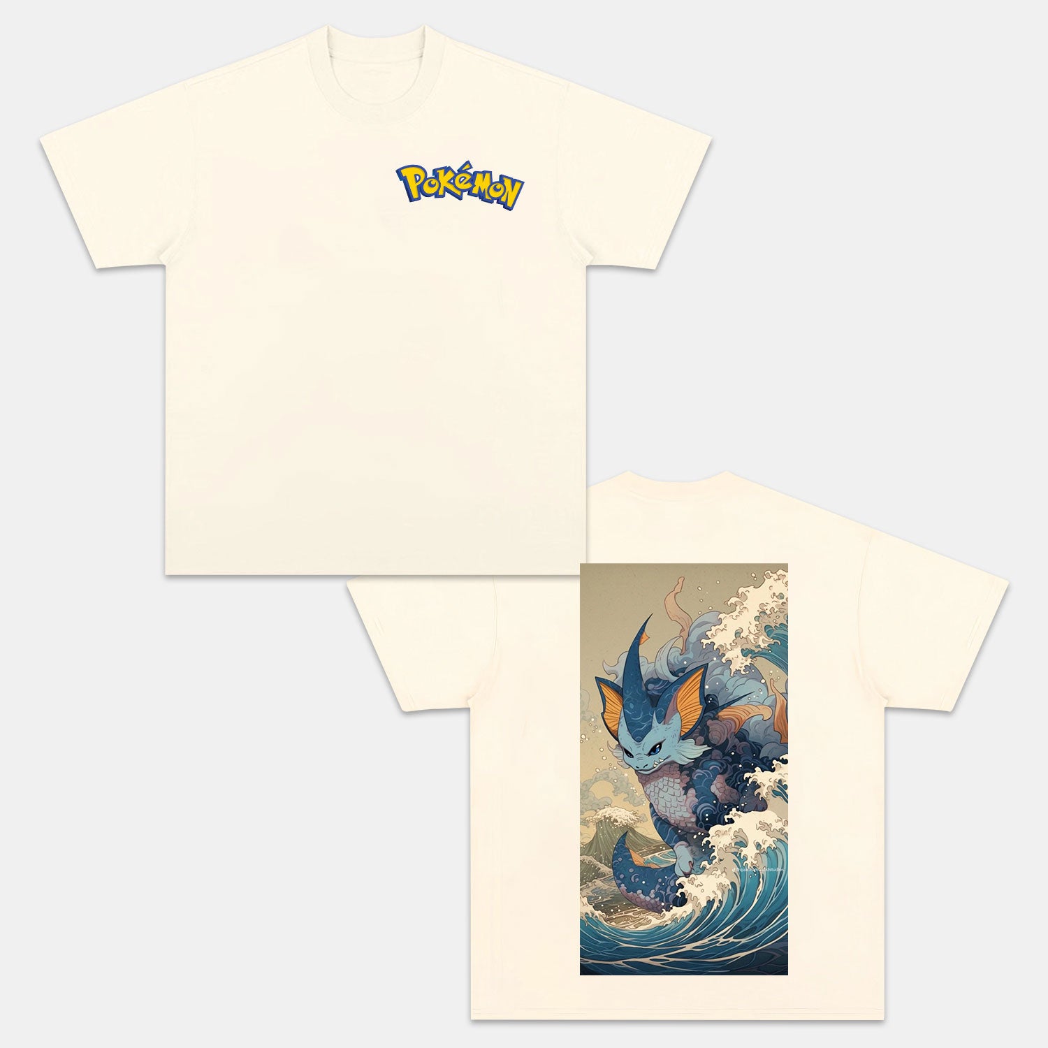 VAPOREON UNISEX ANIME INSPIRED VINTAGE T-SHIRT丨POKÉMON-comicclothing