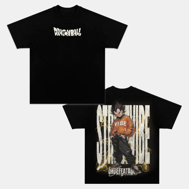 VEGETA UNISEX ANIME INSPIRED VINTAGE T-SHIRT -comicclothing