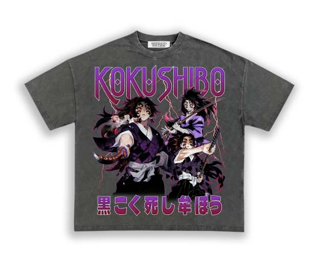 KOKUSHIBO TEE - DEMON SLAYER-comicclothing