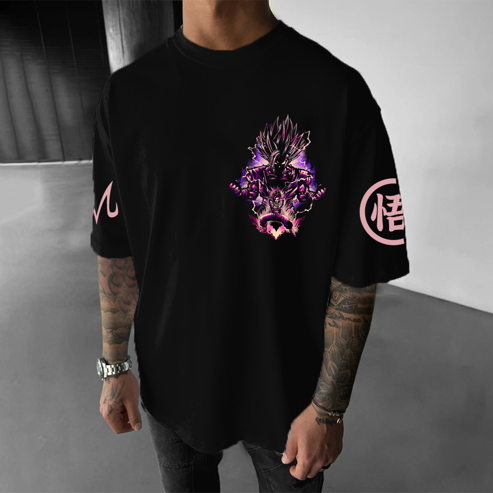 Vintage Unisex personality Cartoon T-Shirt