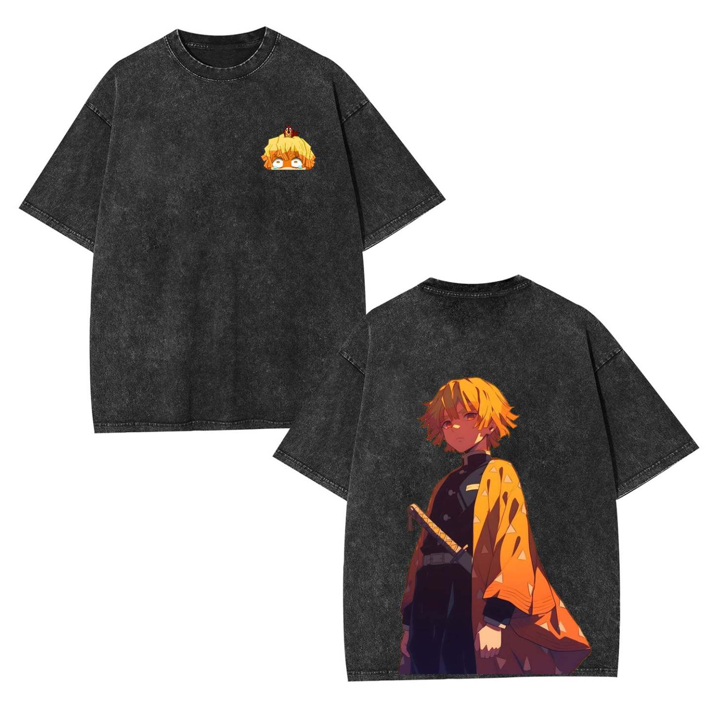 ZENITSU UNISEX OVERSIZED TEE 丨DEMON SLAYER-[DS]-comicclothing