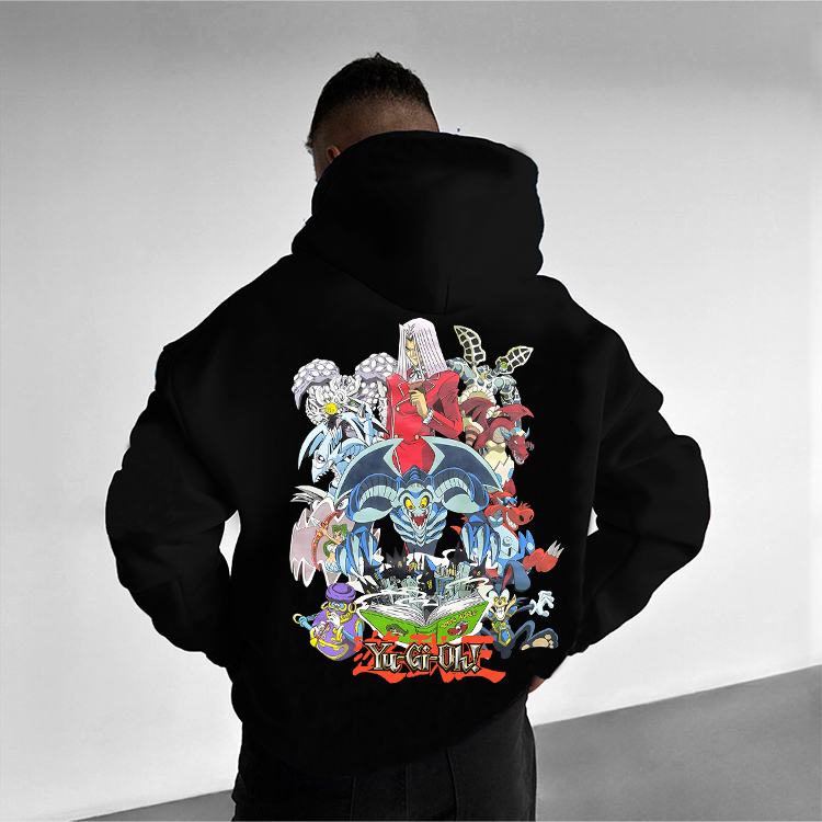 Unisex "Yu-Gi-Oh!" Game Anime Graphic Print Hoodie