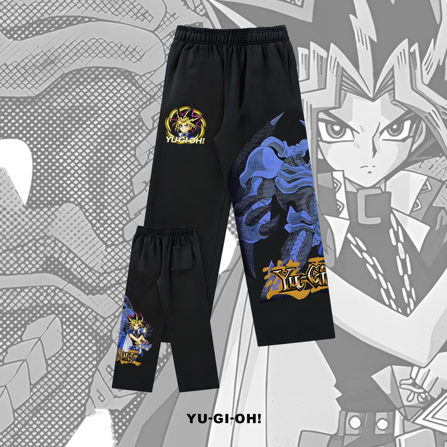 Unisex "Yu-Gi-Oh!" Game Anime Graphic Print Pants