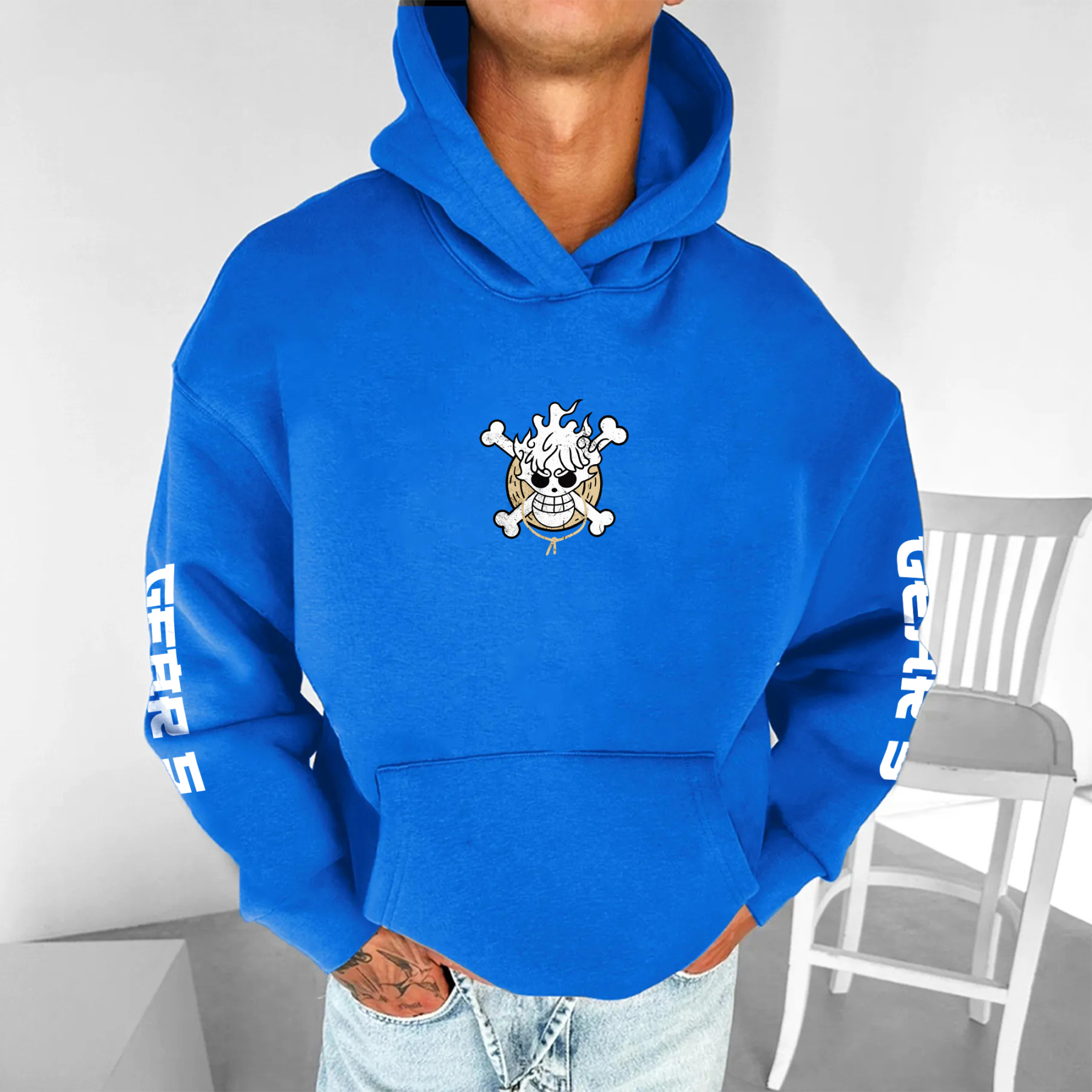Unisex Vintage Hoodie丨Luffy Gear 5