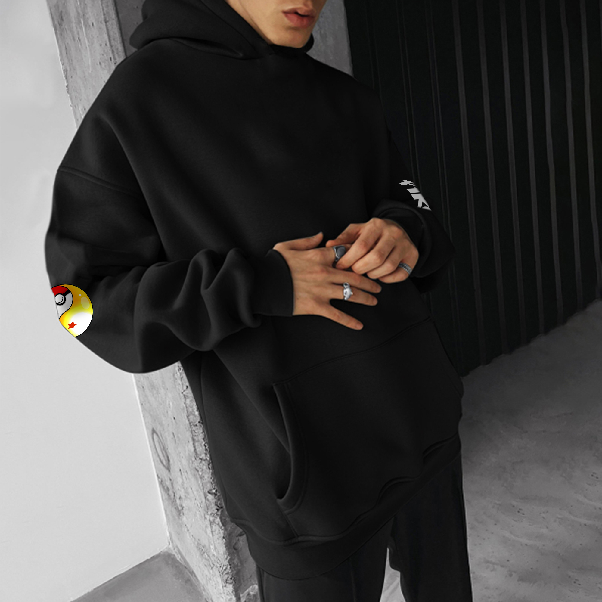 Unisex Vintage Hoodie丨Pikachu X Dragon Ball
