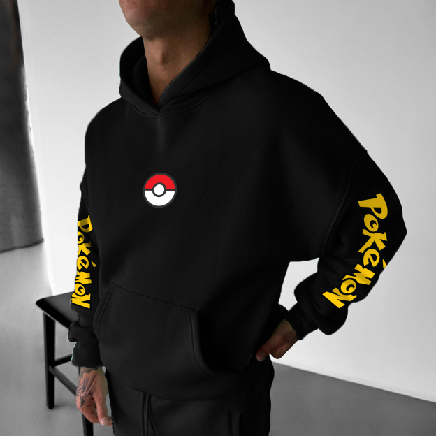 Unisex Anime Graphic Streetwear Vintage Hoodie