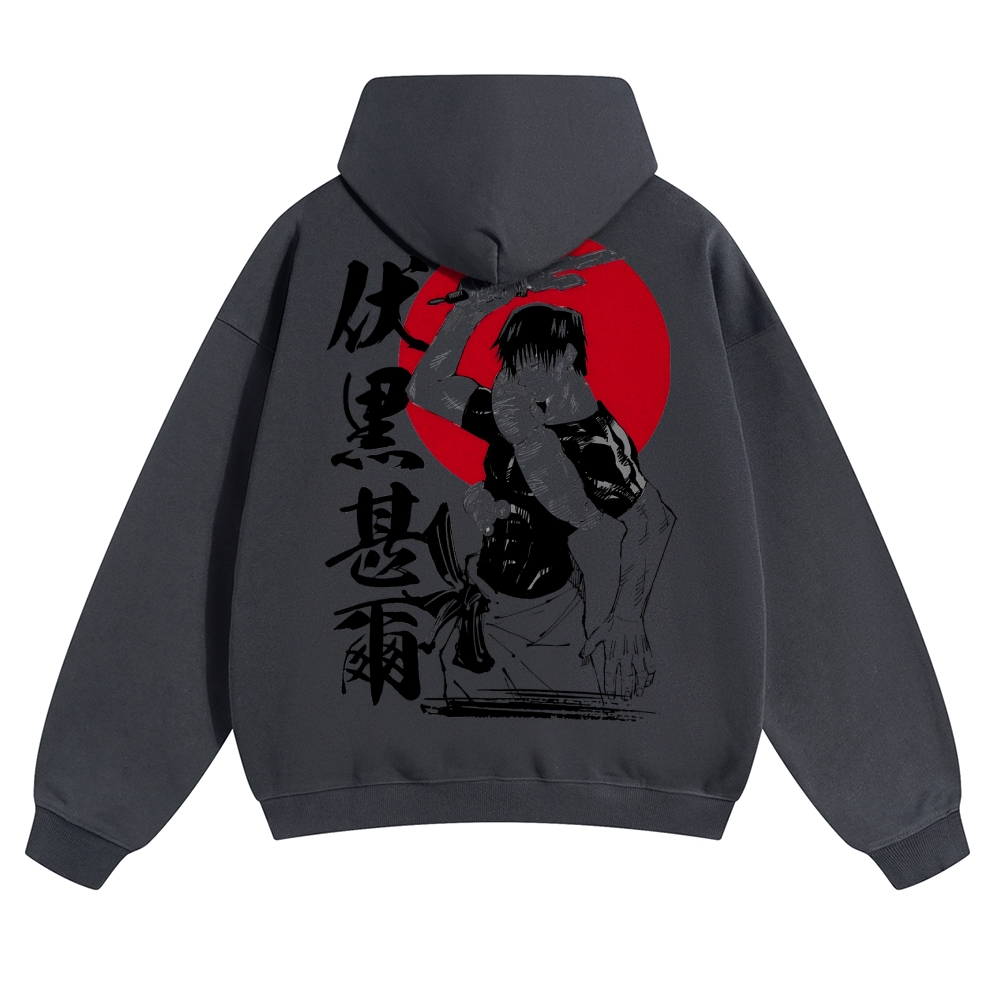 Unisex Casual Anime Print Hoodie