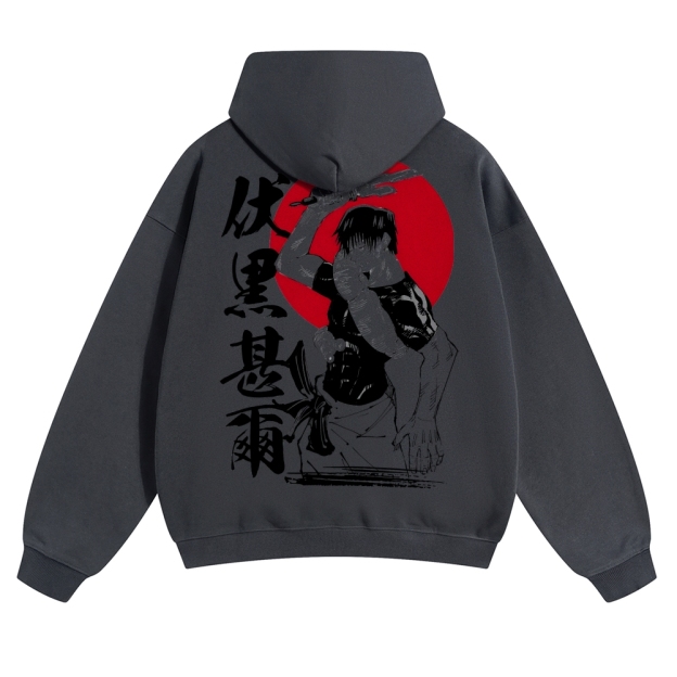 Unisex Casual Anime Print Hoodie