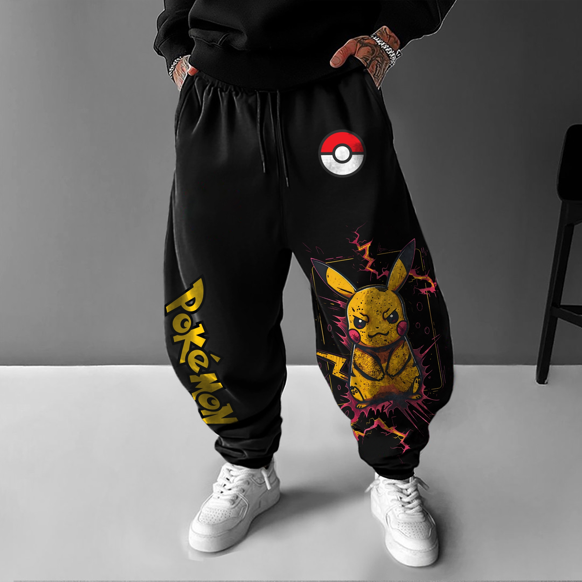 Unisex Casual Anime Streetwear Pants