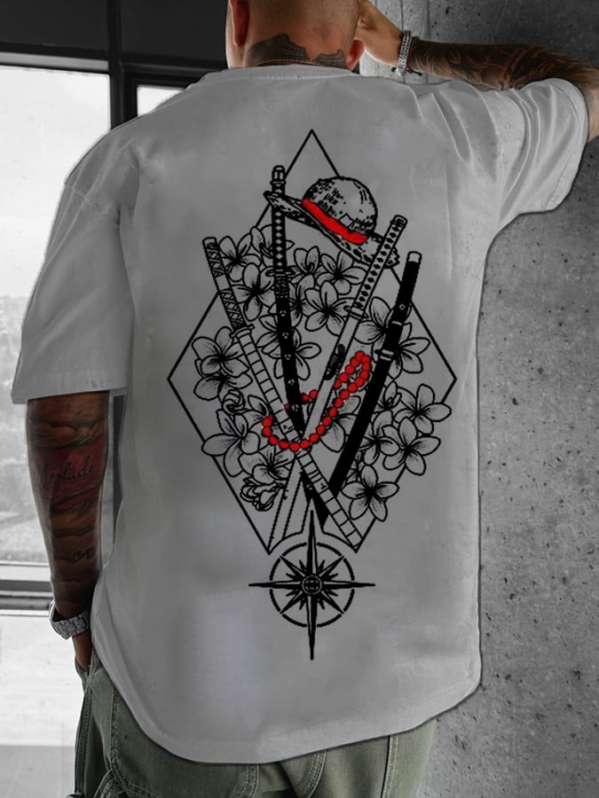 Unisex Anime Inspired Vintage T-Shirt