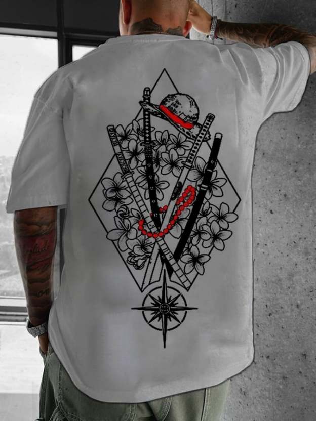 Unisex Anime Inspired Vintage T-Shirt