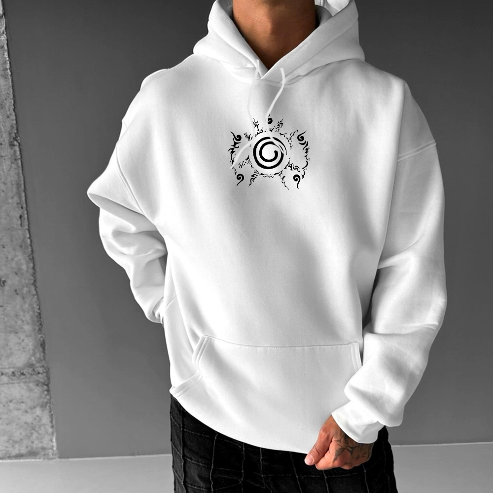 Unisex Casual  Anime “Anime”  Print Oversized Hoodie-comicclothing