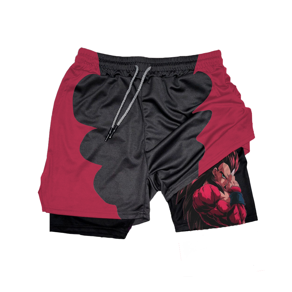 Anime Performance Gym Shorts-comicclothing