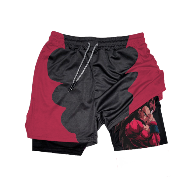 Anime Performance Gym Shorts-comicclothing