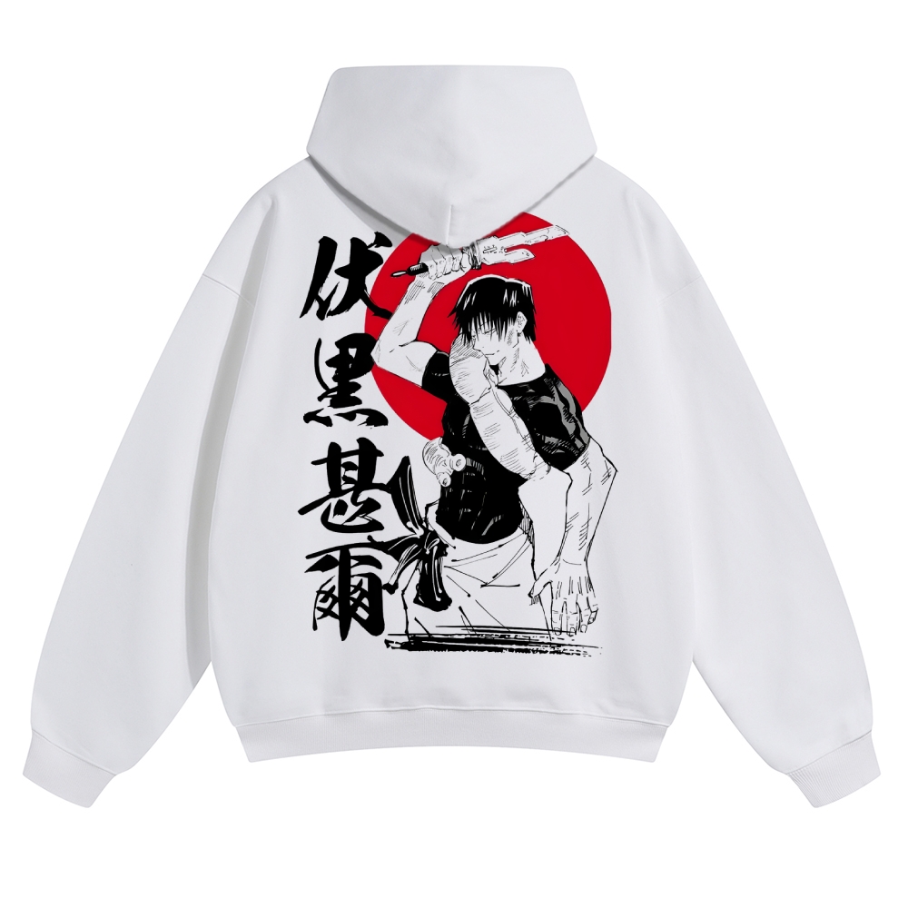 Unisex Casual Anime Print Hoodie