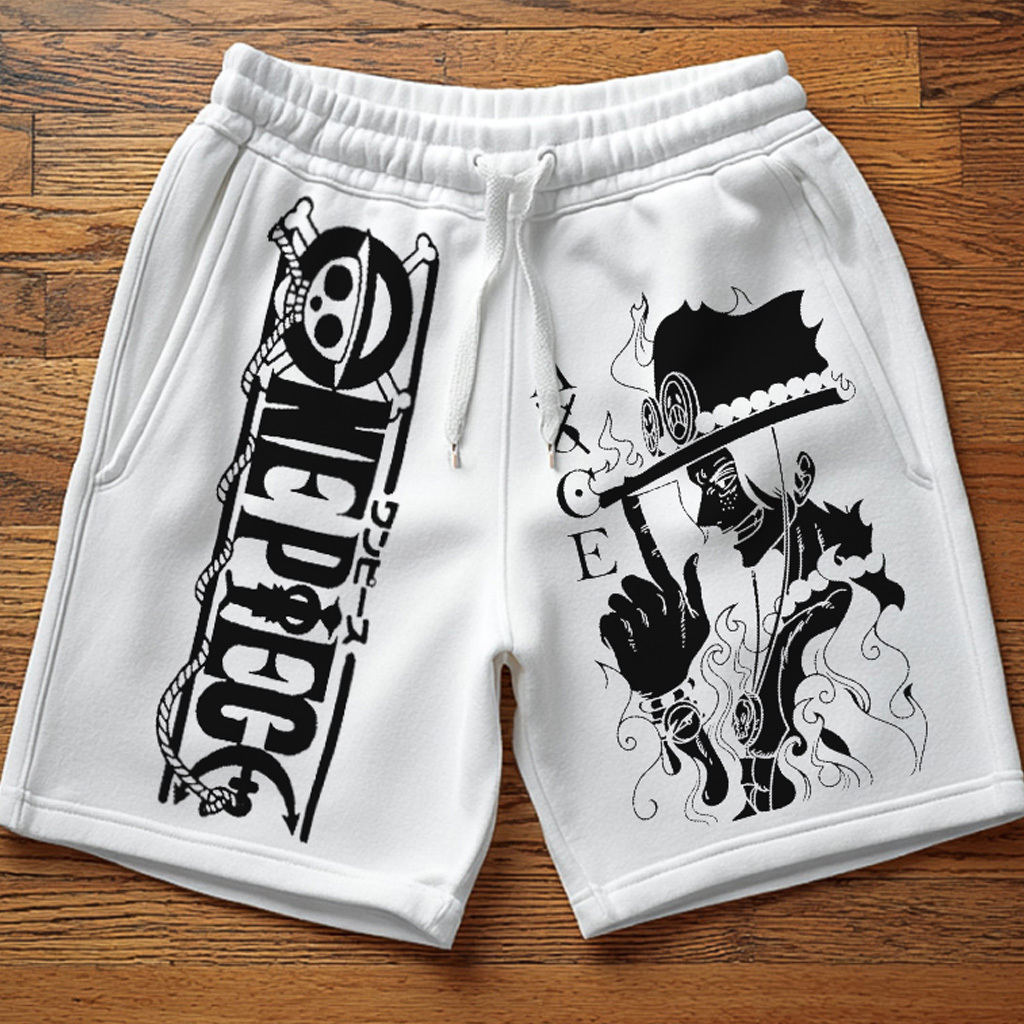 Stylish Graphic Print Shorts For Men-comicclothing