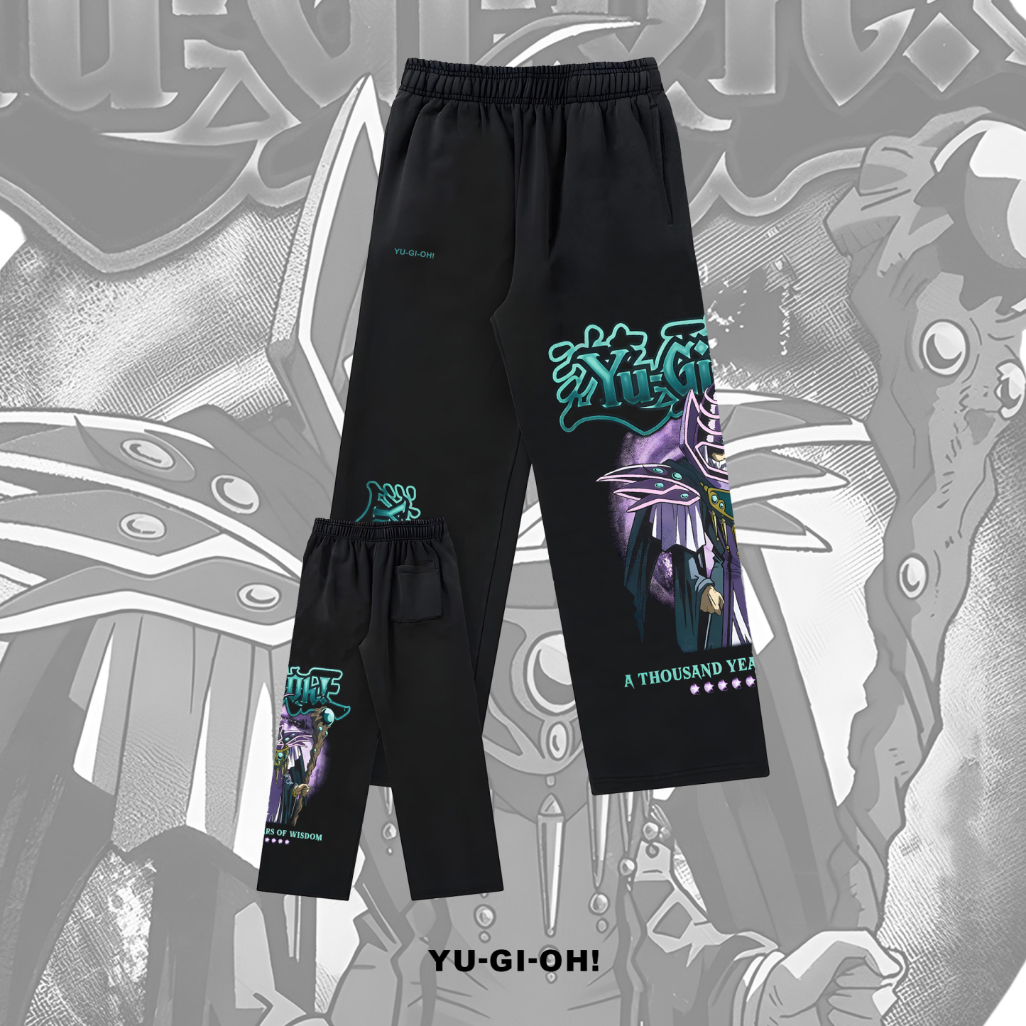 Unisex "Yu-Gi-Oh!" Game Anime Graphic Print Pants