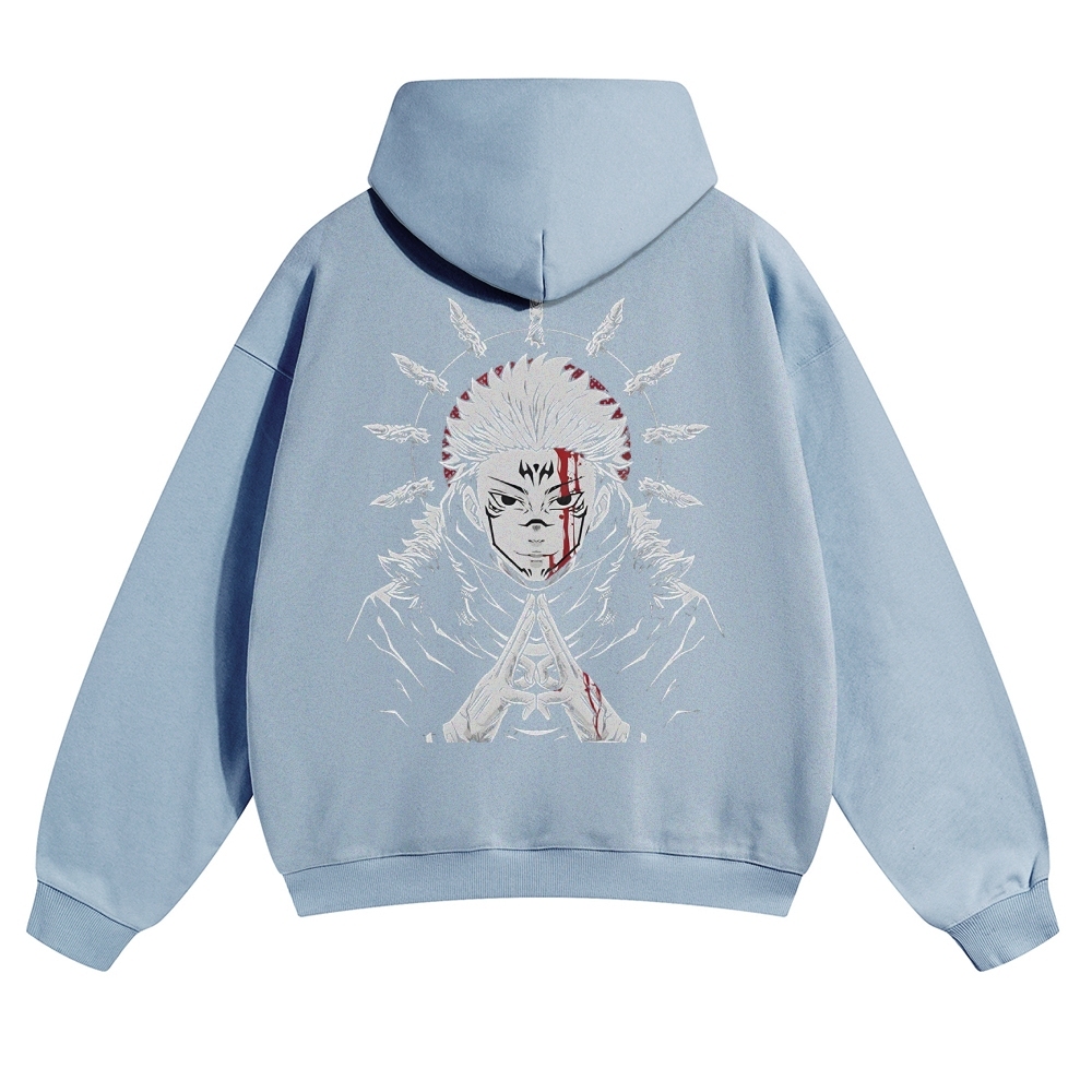 Unisex Casual Anime Print Hoodie