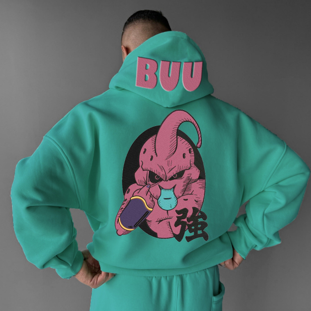 Unisex Anime Print  Casual Oversized Hoodie
