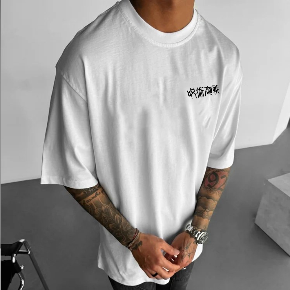 Oversized Unisex AnimePrint T-Shirt