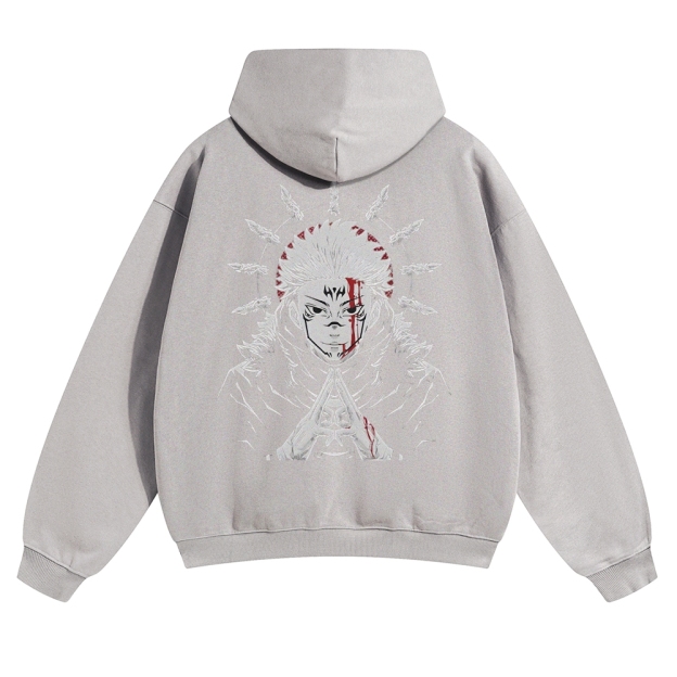 Unisex Casual Anime Print Hoodie