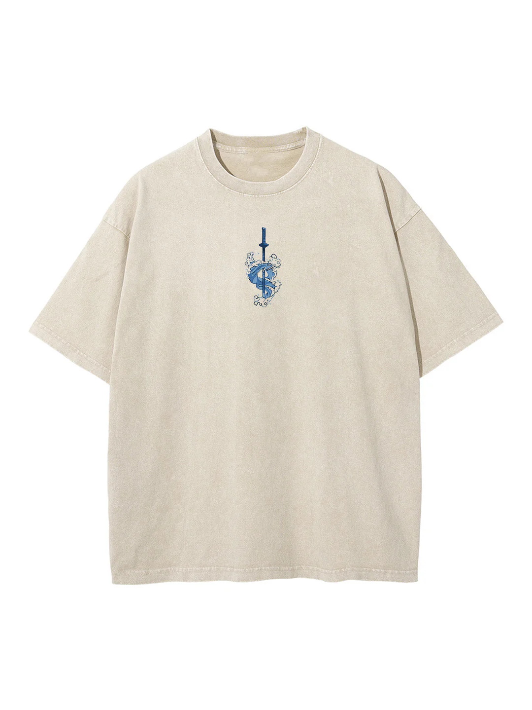 Vintage Washed Tee丨Demon Slayer-comicclothing