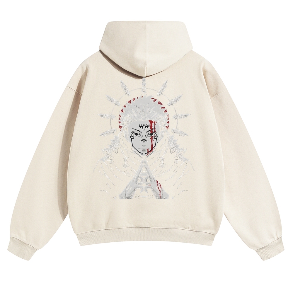 Unisex Casual Anime Print Hoodie