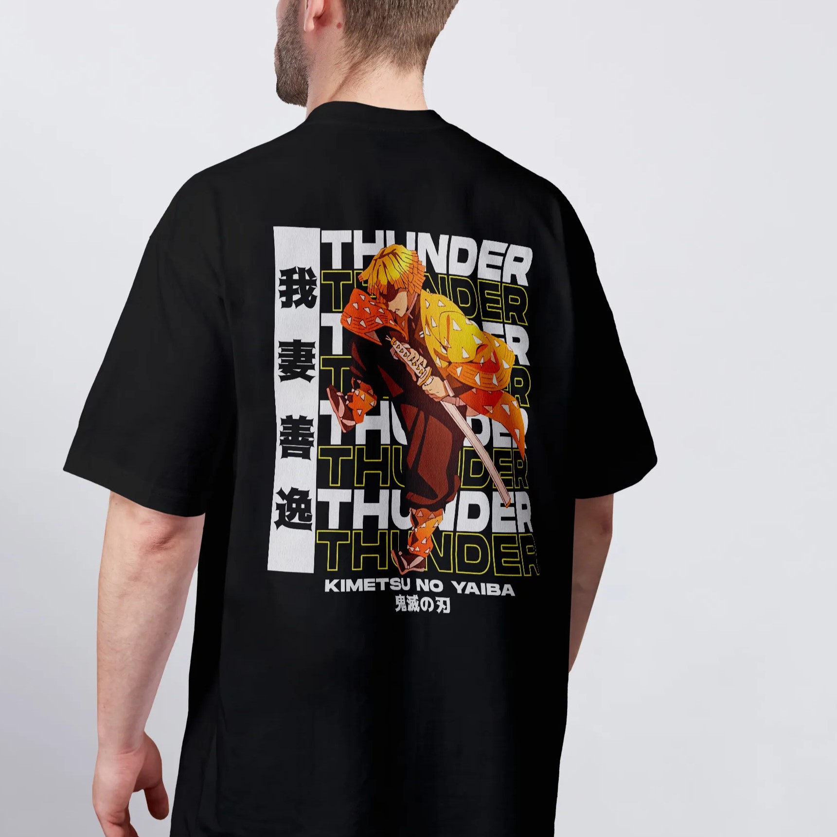 Zenitsu Agatsuma Demon Slayer | T-Shirt-comicclothing