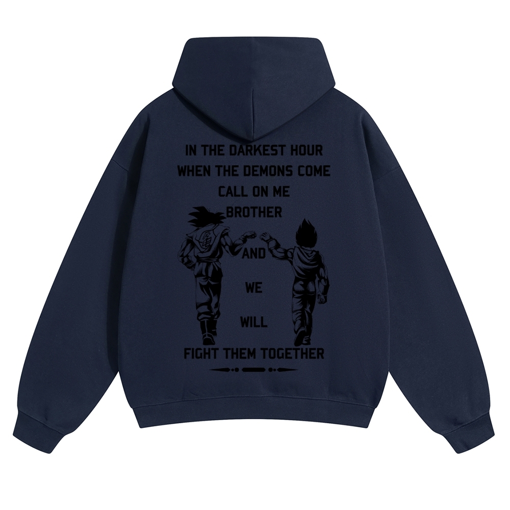 Unisex Anime Graphic Streetwear Vintage Hoodie