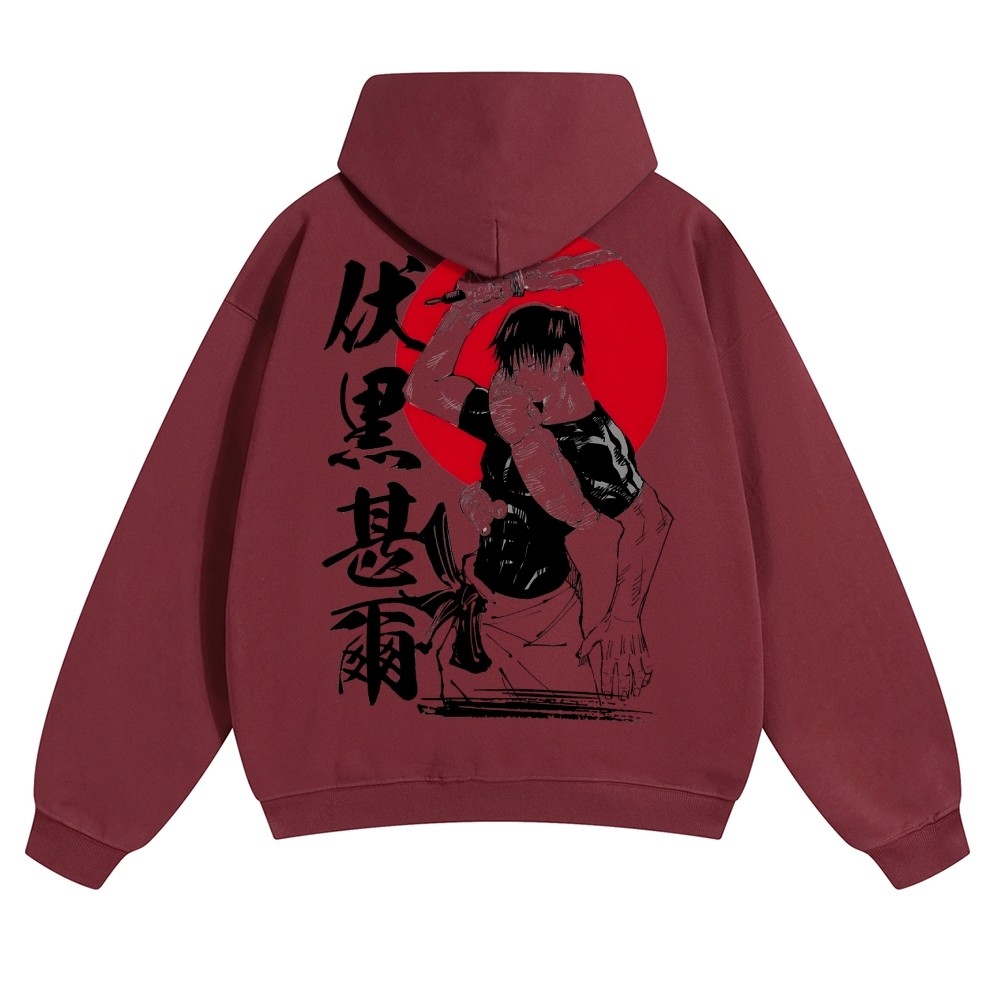Unisex Casual Anime Print Hoodie