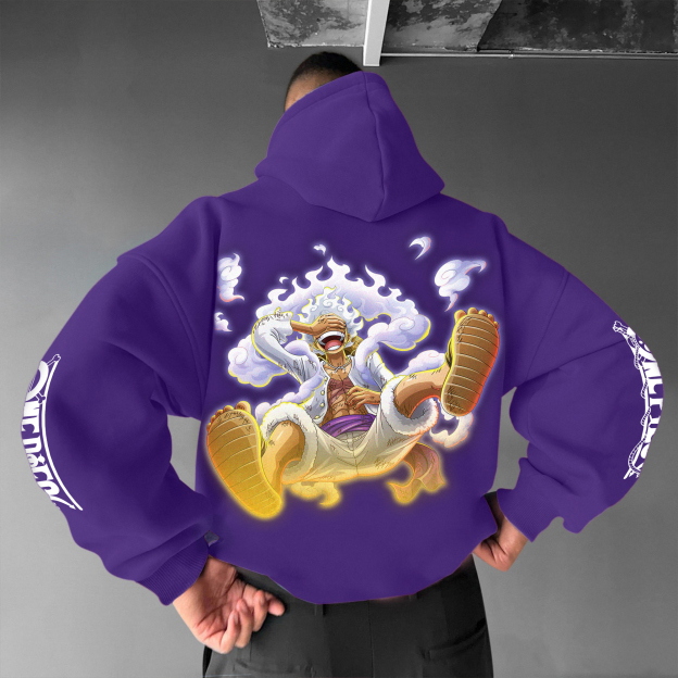 Unisex Vintage Hoodie丨Luffy Gear 5