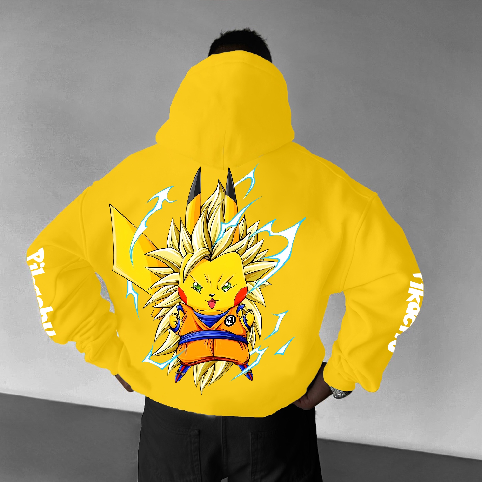 Unisex Vintage Hoodie丨Pikachu X Dragon Ball