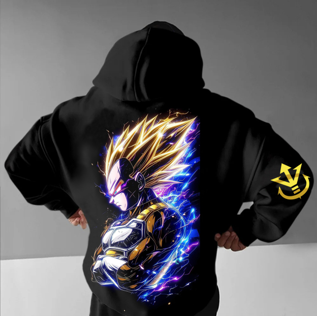 Unisex Anime Print  Casual Oversized Hoodie