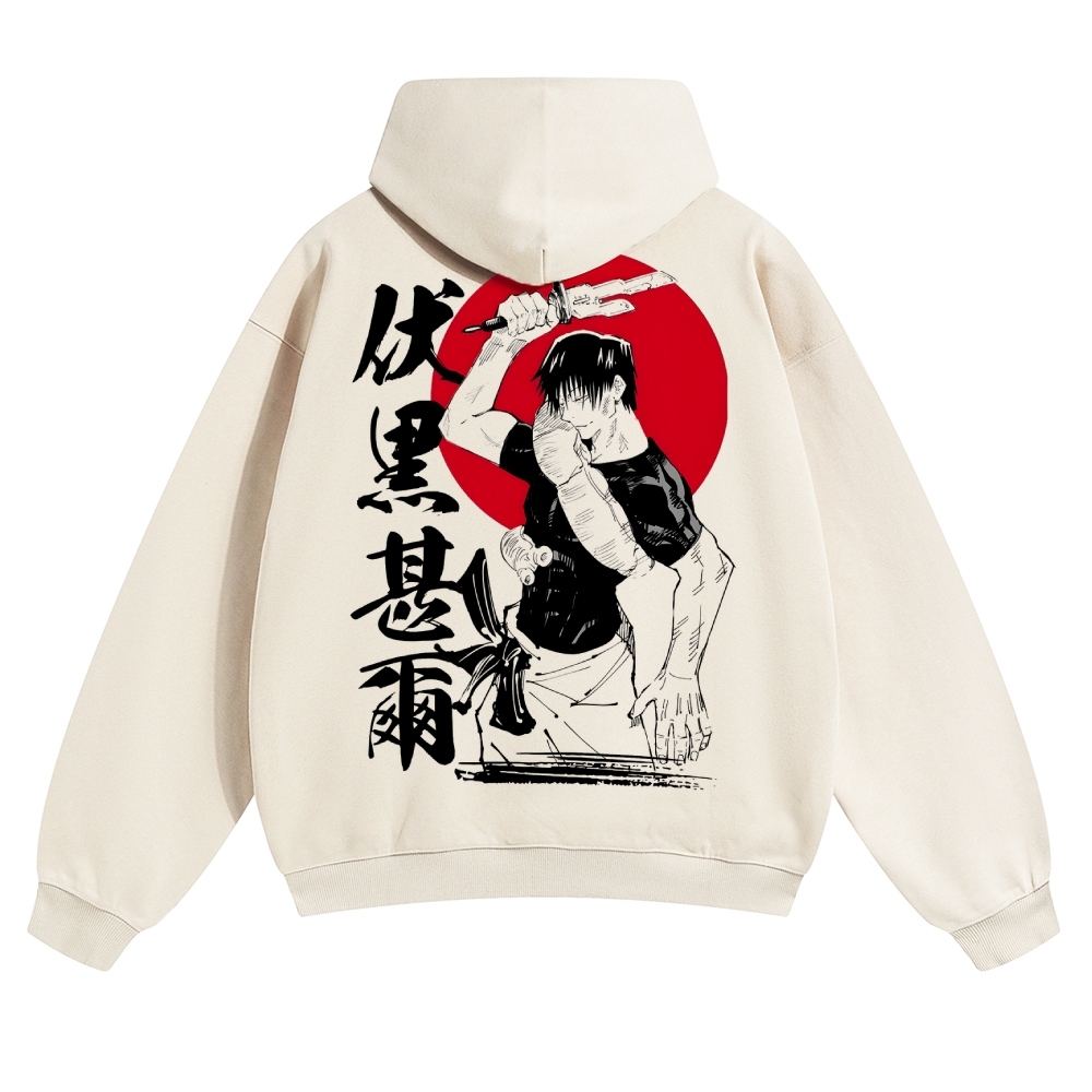 Unisex Casual Anime Print Hoodie